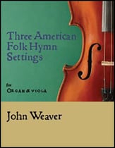 Three American Folk Hymn Settings Viola with Organ cover